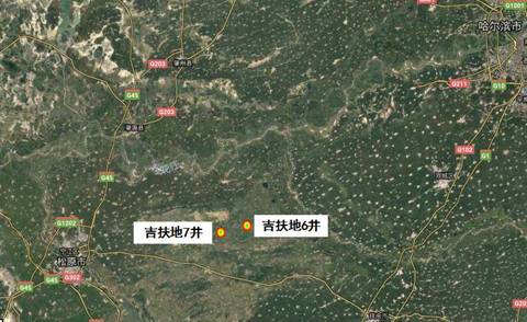 吉扶地7井交通位置图